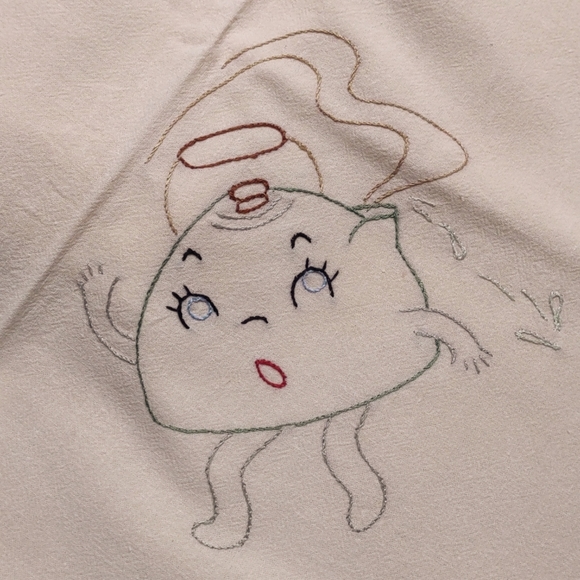 Vintage Hand Embroidered Dish Towels - Set of 7 - Picture 5 of 8